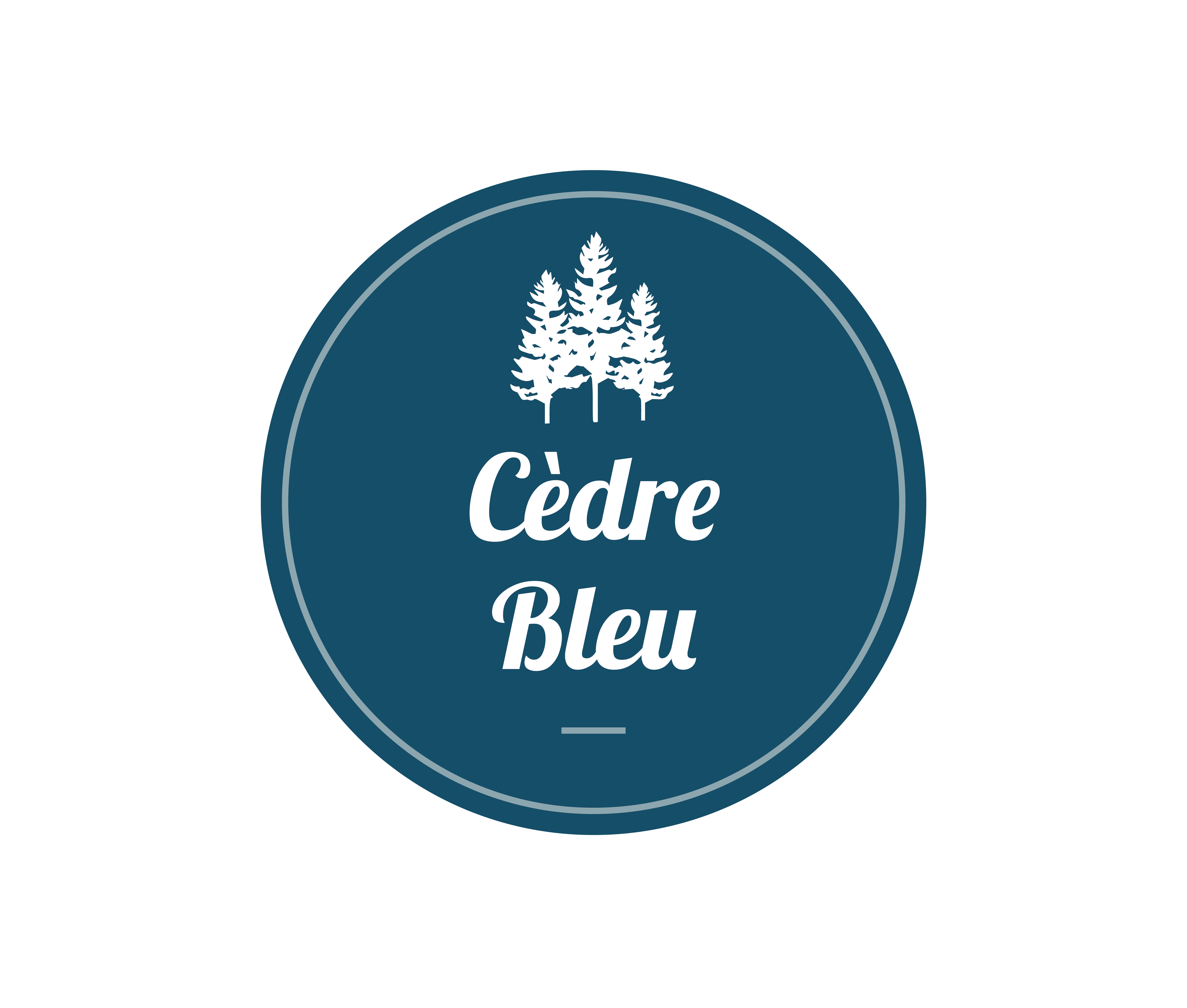 logo cèdre bleu